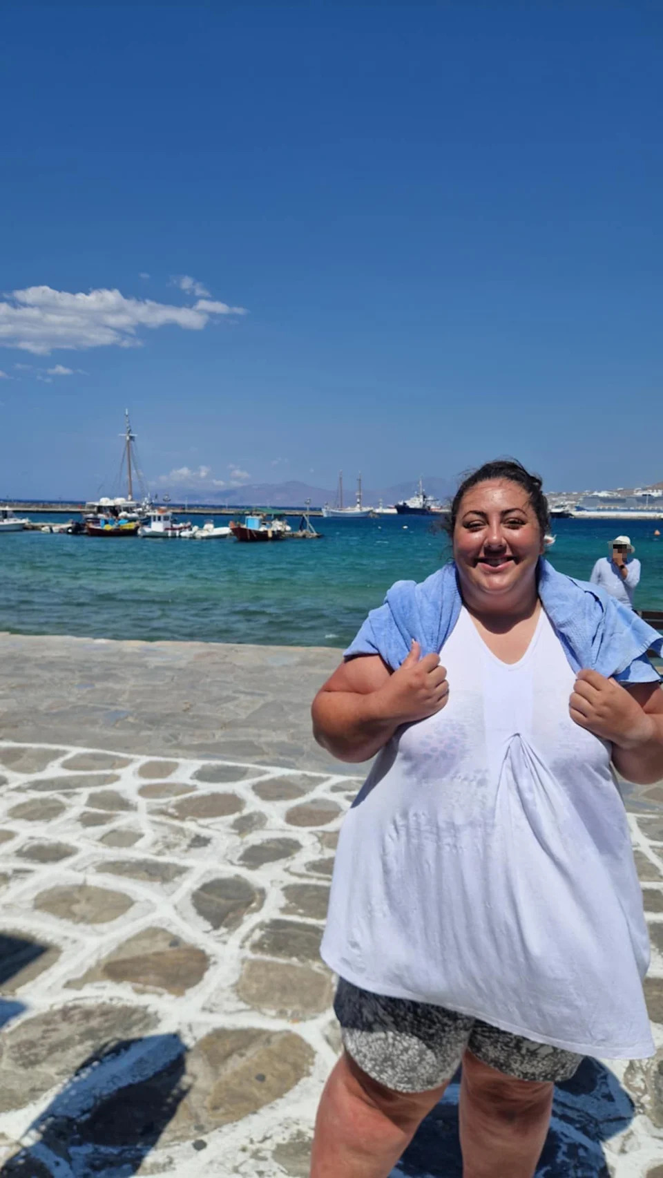 Kaitlin Hicks before her weight loss journey