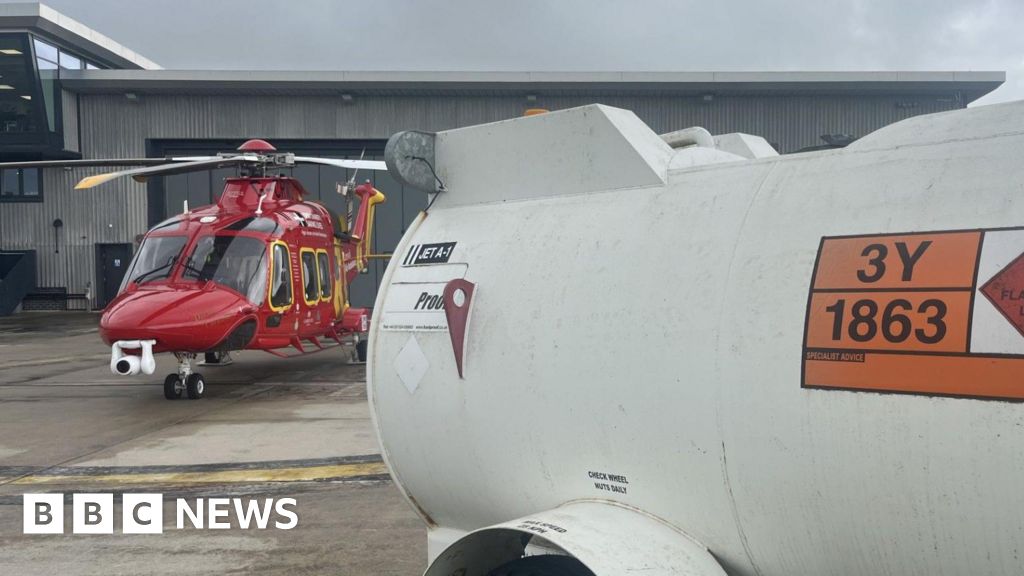 Cornwall Air Ambulance sees £10,000 rise in monthly jet fuel bill - BBC
