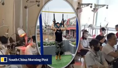 Doctors warn of spinal cord damage as ‘neck-hanging exercise’ trends among China youth