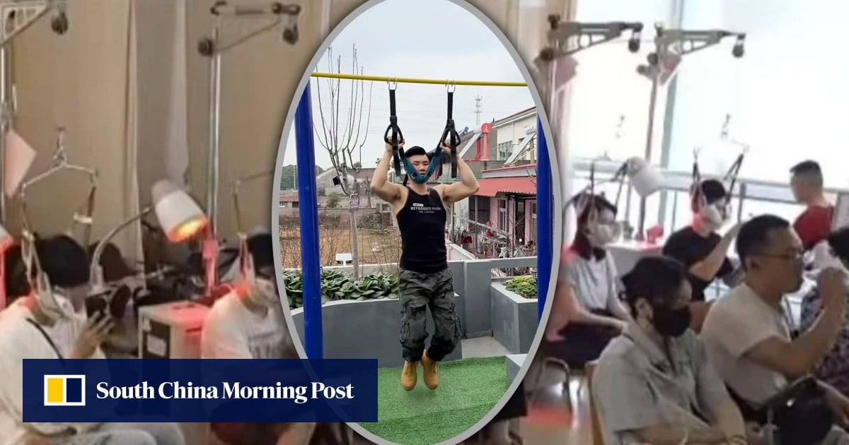Doctors warn of spinal cord damage as ‘neck-hanging exercise’ trends among China youth