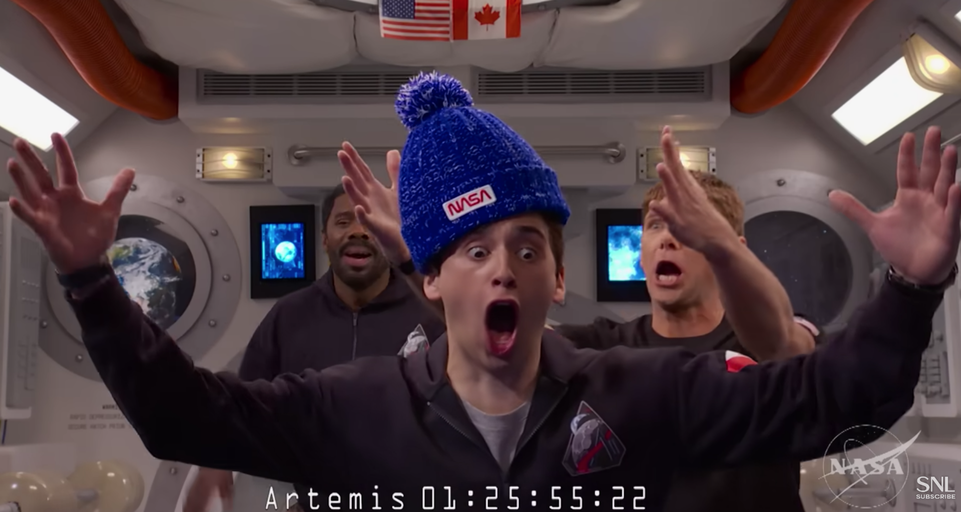 NASA's Artemis 2 moon shot just landed on Saturday Night Live — space toilet jokes and all (video)