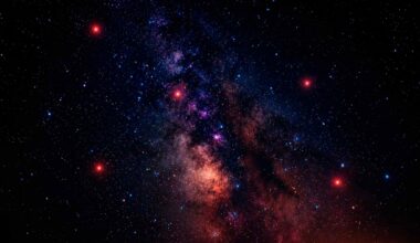 Astronomers find 340 tiny red dots