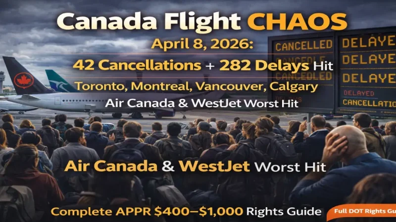 30 Cancelled, 159 Delayed: Canada’s Airport Crisis Explained