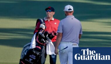 Sergio García warned after breaking club in Masters meltdown before carrying Jon Rahm’s bag | Sergio García
