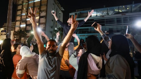 Celebrations and relief in Lebanon as ceasefire with Israel begins  – video 