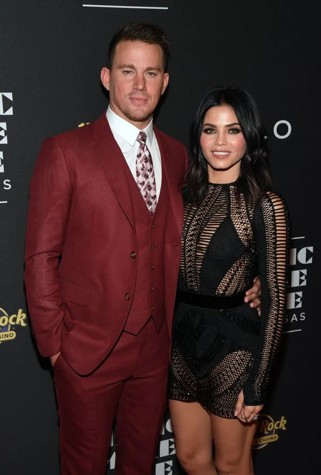 Channing Tatum and Jenna Dewan Tatum attend the grand opening of