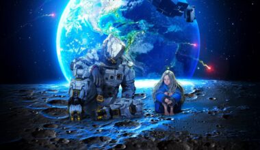 Screenshot from the sci-fi video game "Pragmata"