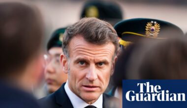 ‘You have to be serious’: Macron criticises Trump’s mixed messages about Nato and Iran | Emmanuel Macron