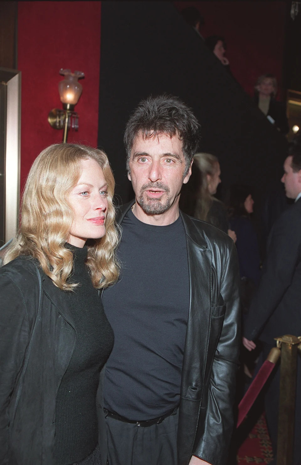 Pacino and D’Angelo, pictured above in a throwback photo, split in 2004. Corbis via Getty Images