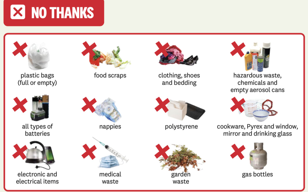 Auckland recycling guidelines