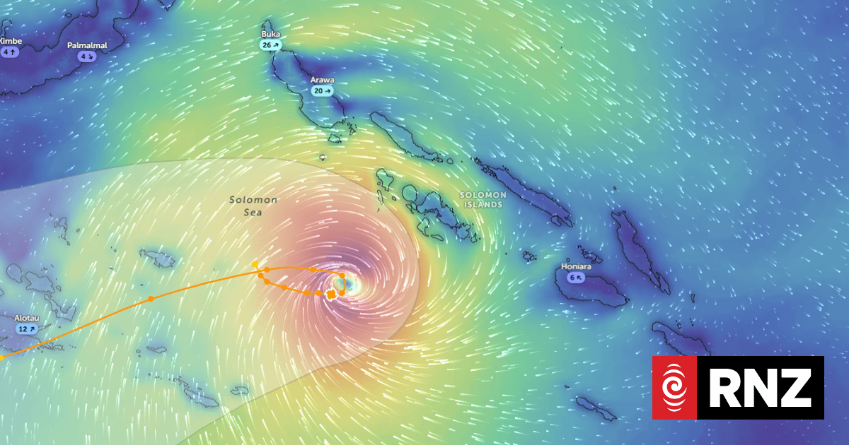 Severe tropical cyclones Maila and Vaianu put Solomon Islands, PNG and Fiji on alert
