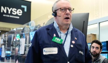 Wall Street rallies to the edge of its all-time high as oil prices ease