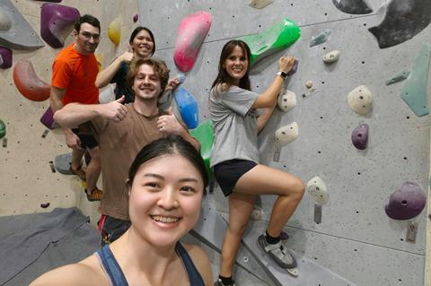 Climbing team