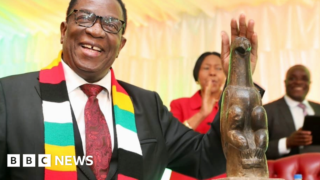 Zimbabwe Birds: The iconic stone sculptures are all finally home after 137 years - BBC
