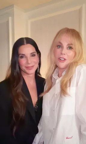 Sandra Bullock alongside Nicole Kidman in a 'Practical Magic 2' promo.Credit: Practical Magic/Instagram