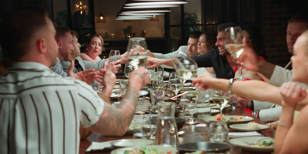 cast of mafs at the dinner party