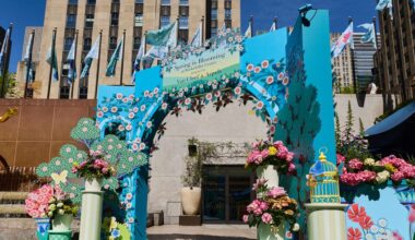 Van Cleef & Arpels Brings a Spring Garden to Rockefeller Center