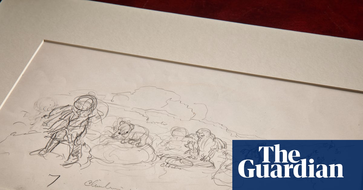 Pooh in pencil: sketches for original Winnie-the-Pooh book shared for first time | Drawing