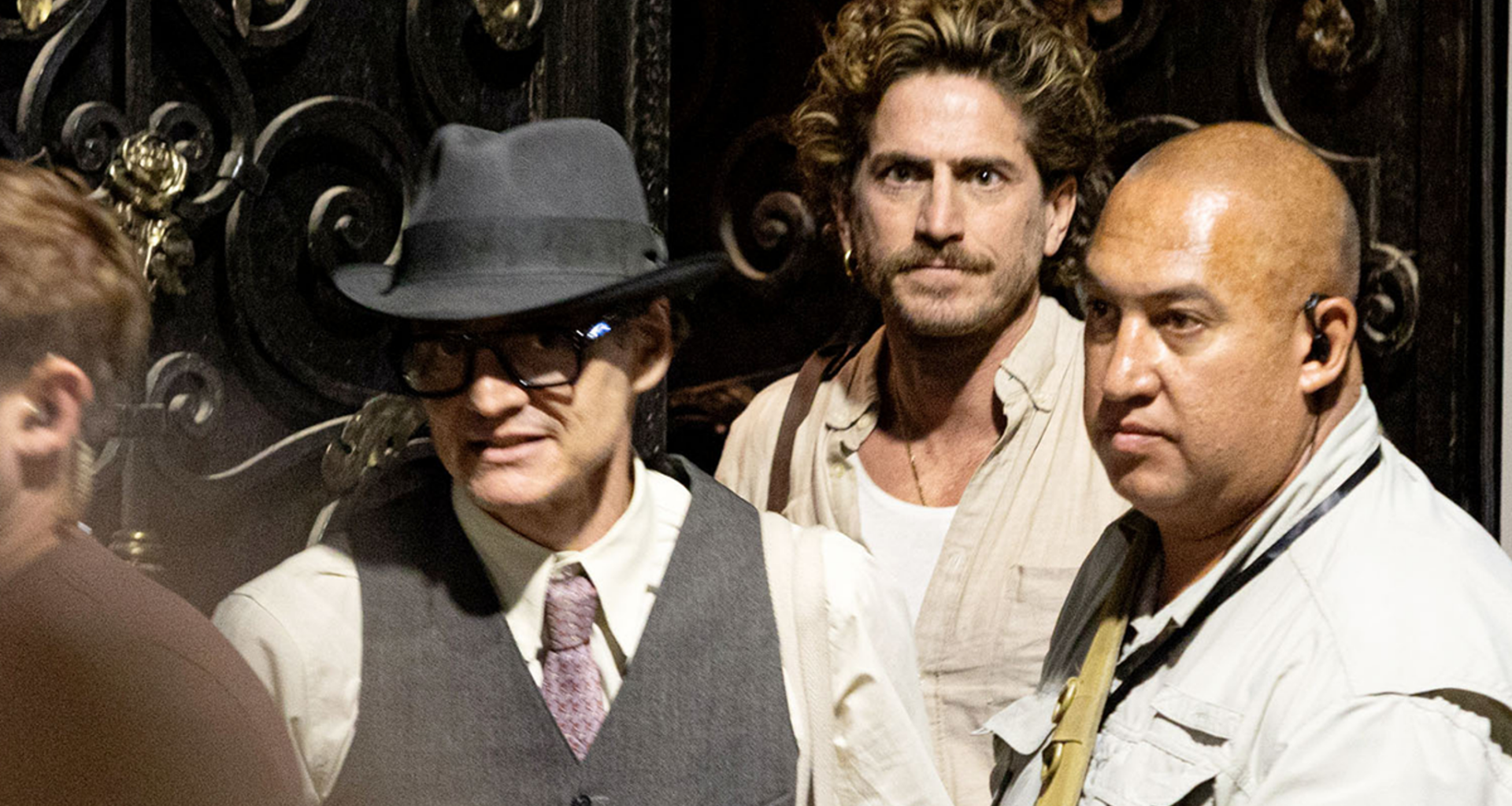 Pedro Pascal's Pal Rafael Olarra Visits Him on Gay Romance Movie Set