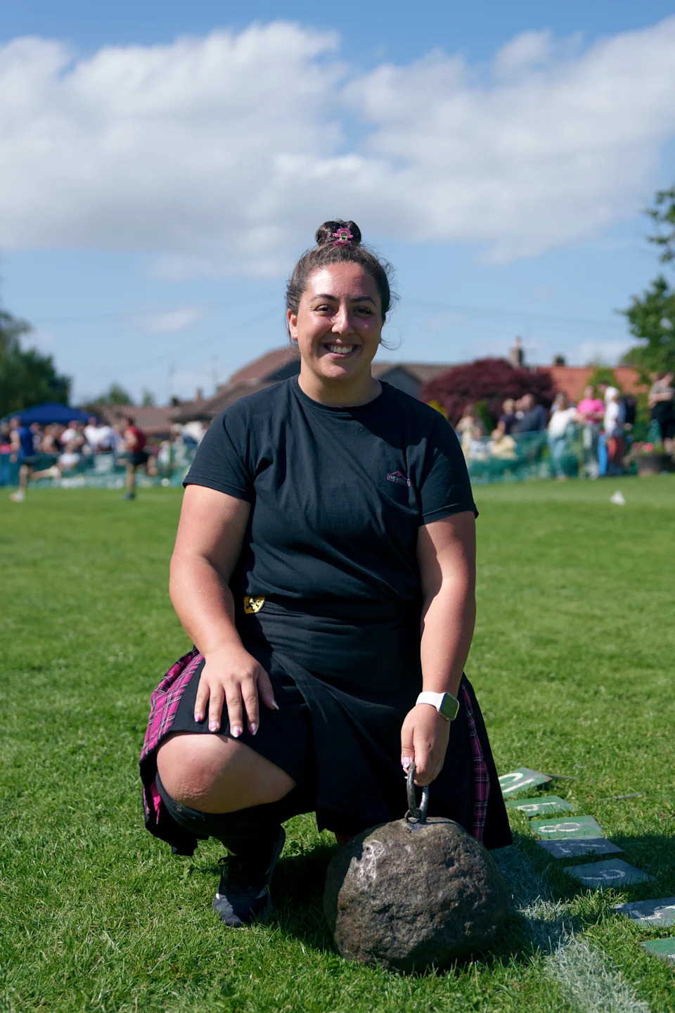 Kaitlin Hicks competing