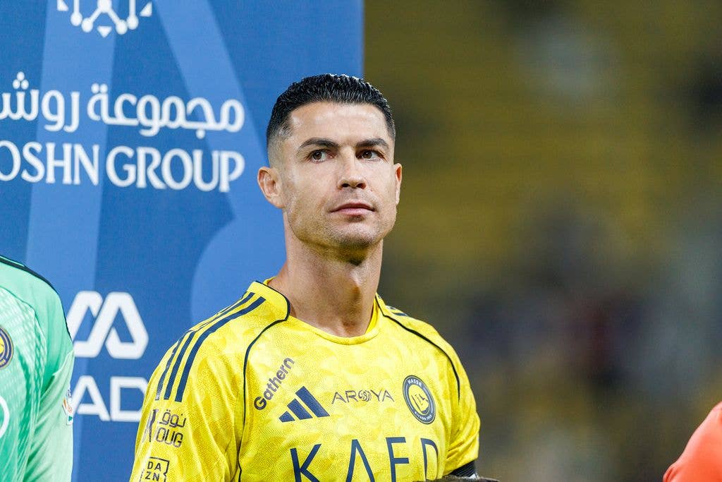 Cristiano Ronaldo in the Al-Nassr kit