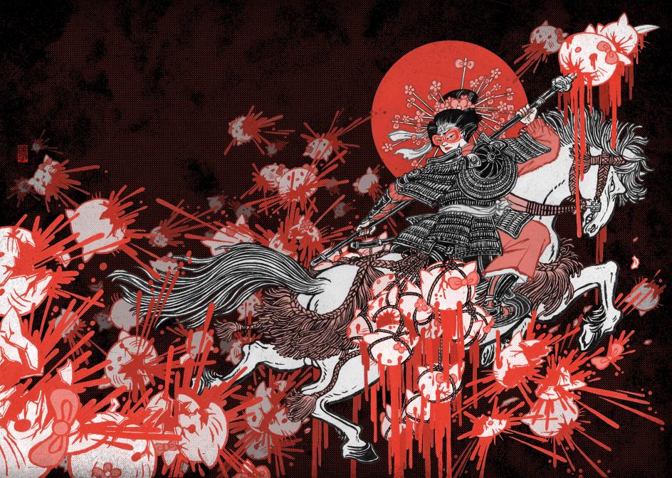 Hell-O-Kitty, personal work