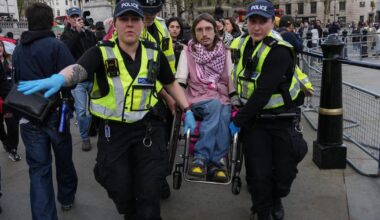 More than 500 people arrested at London rally for Palestine Action | Human Rights News
