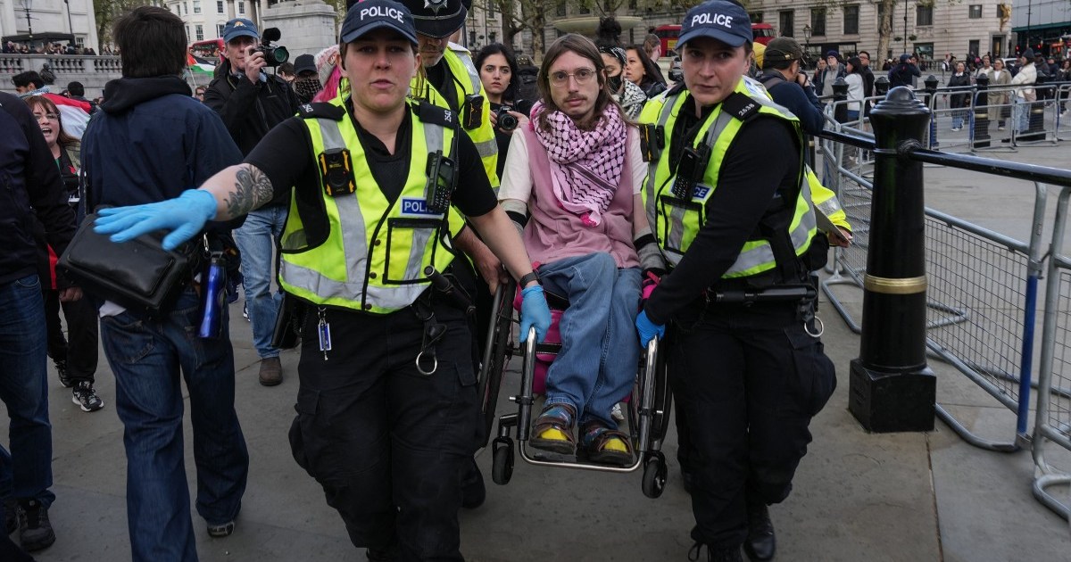 More than 500 people arrested at London rally for Palestine Action | Human Rights News