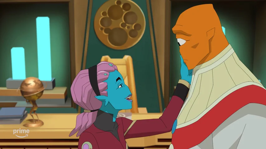 Allen and Telia from Invincible season 4 finale clip exclusive