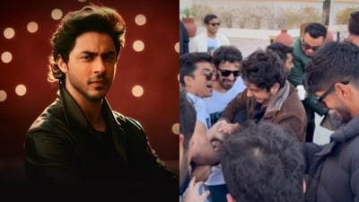 Aryan Khan fought hard but did not give up the joota at a friend's wedding.