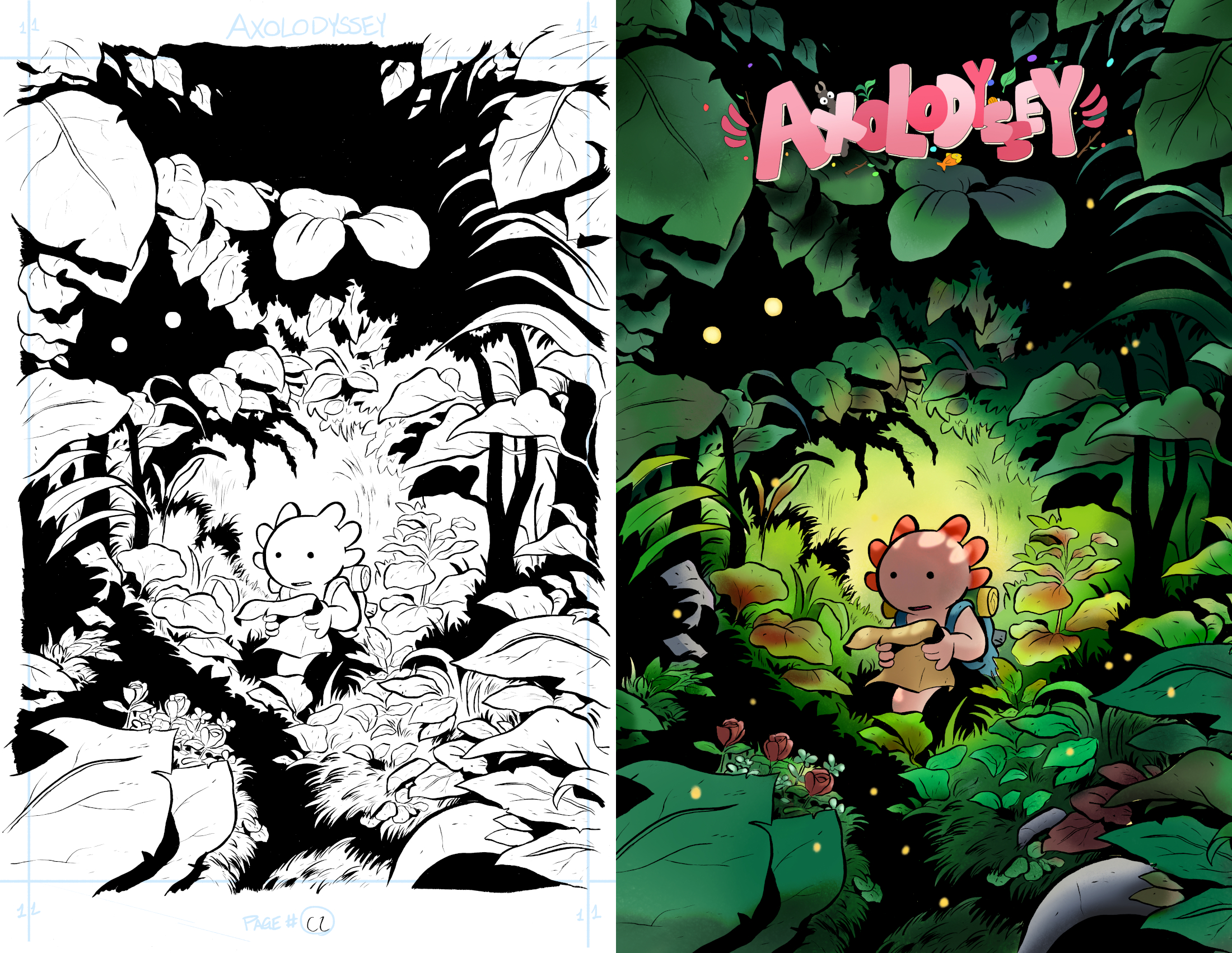 'Axolodyssey' Graphic Novel Cover