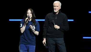 Billie Eilish Concert Film 'Hit Me Hard And Soft' Footage Sings At CinemaCon