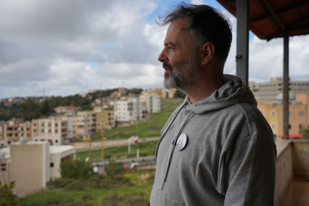 Mahdi Sadek, 40, is head of the al-Nabatieh Ambulance Association (Lina Malers)