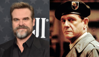 David Harbour and Richard Crenna Rambo