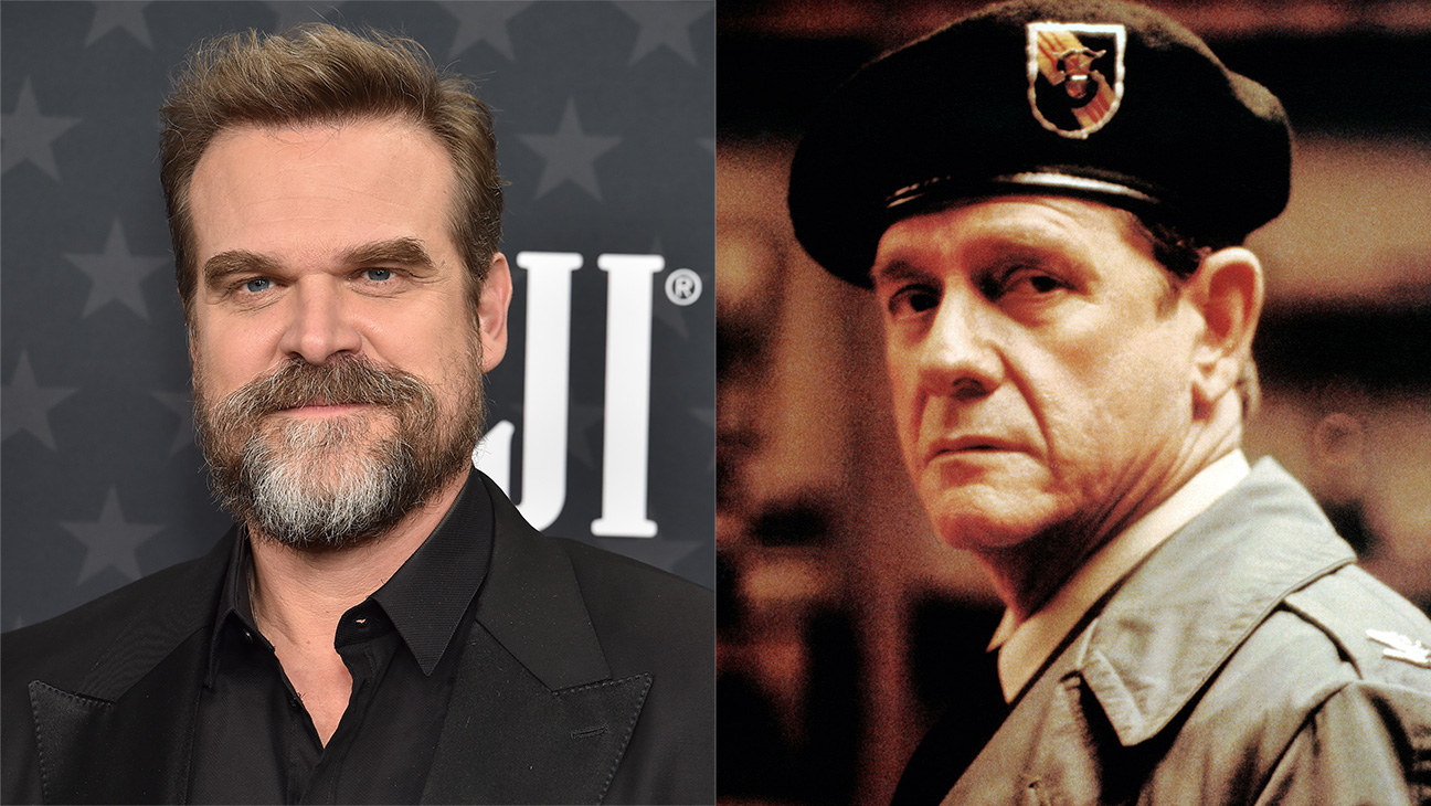 David Harbour and Richard Crenna Rambo