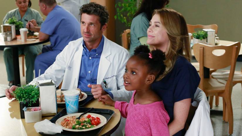 Derek Meredith and Zola Shephard Grey's Anatomy