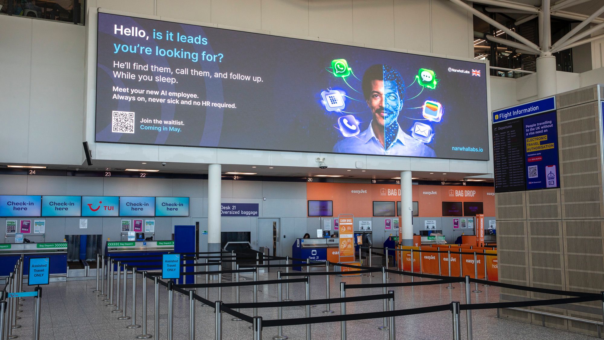 AI billboard