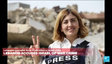 Lebanon leaders accuse Israel of war crime after journalist killed