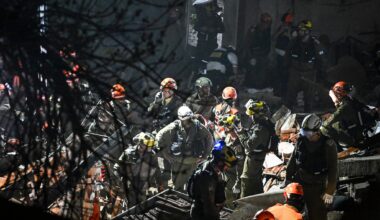 Search presses into night for 4 feared buried under Haifa building struck by missile