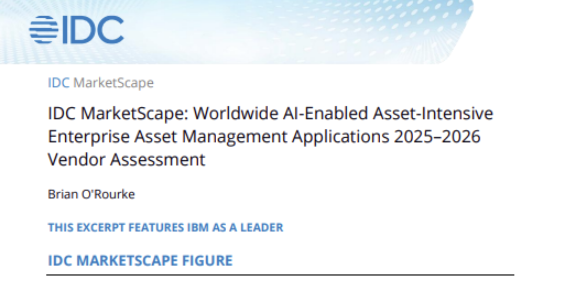 IDC MarketScape: Worldwide Enterprise Planning, Budgeting, and Forecasting Applications 2026 Vendor Assessment