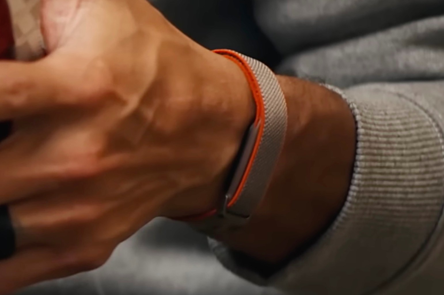 A screenless wearable on the wrist of Steph Curry.
