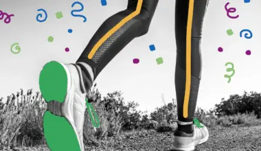 A woman running on a trail