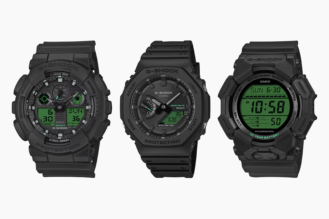 GSHOCK Black Electro Green Collection 0 Hero