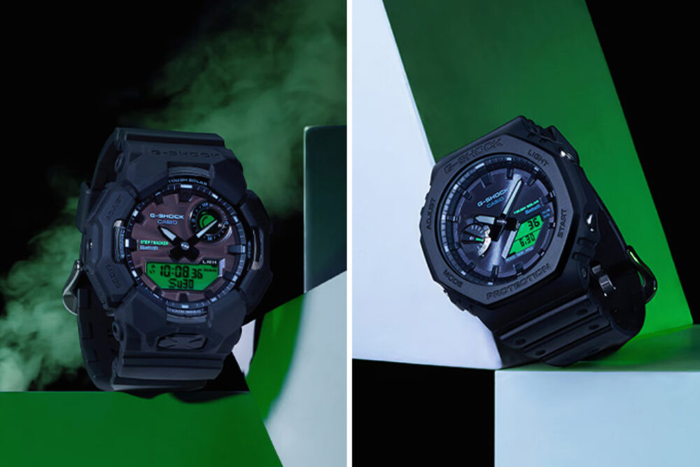 GSHOCK Black Electro Green Collection 3