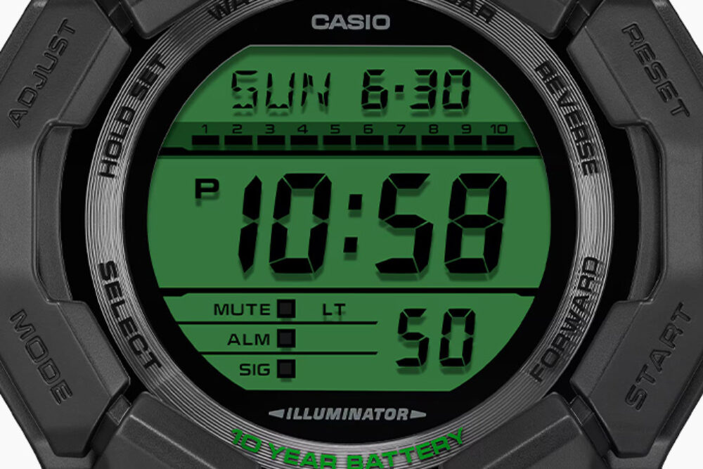 GSHOCK Black Electro Green Collection 4