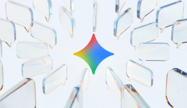 Gemini icon and chat bubbles