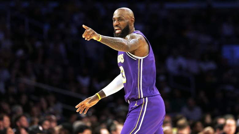 LeBron James Calls Out Son Bronny James During Lakers' Loss to Mavericks