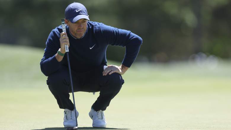 Rory McIlroy putting Masters 2026 Round 2 leaderboard Augusta