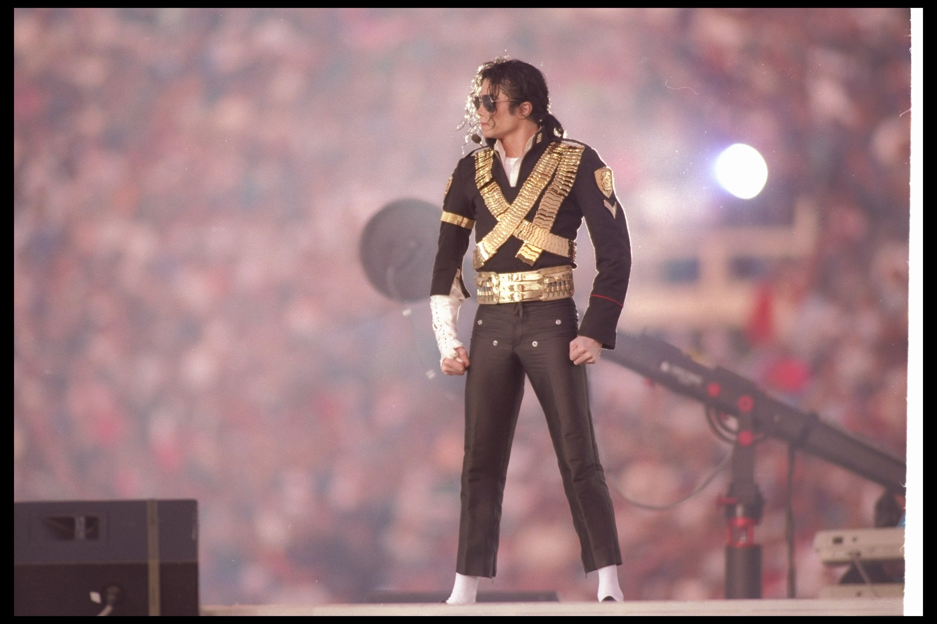 Jackson performing in 1993