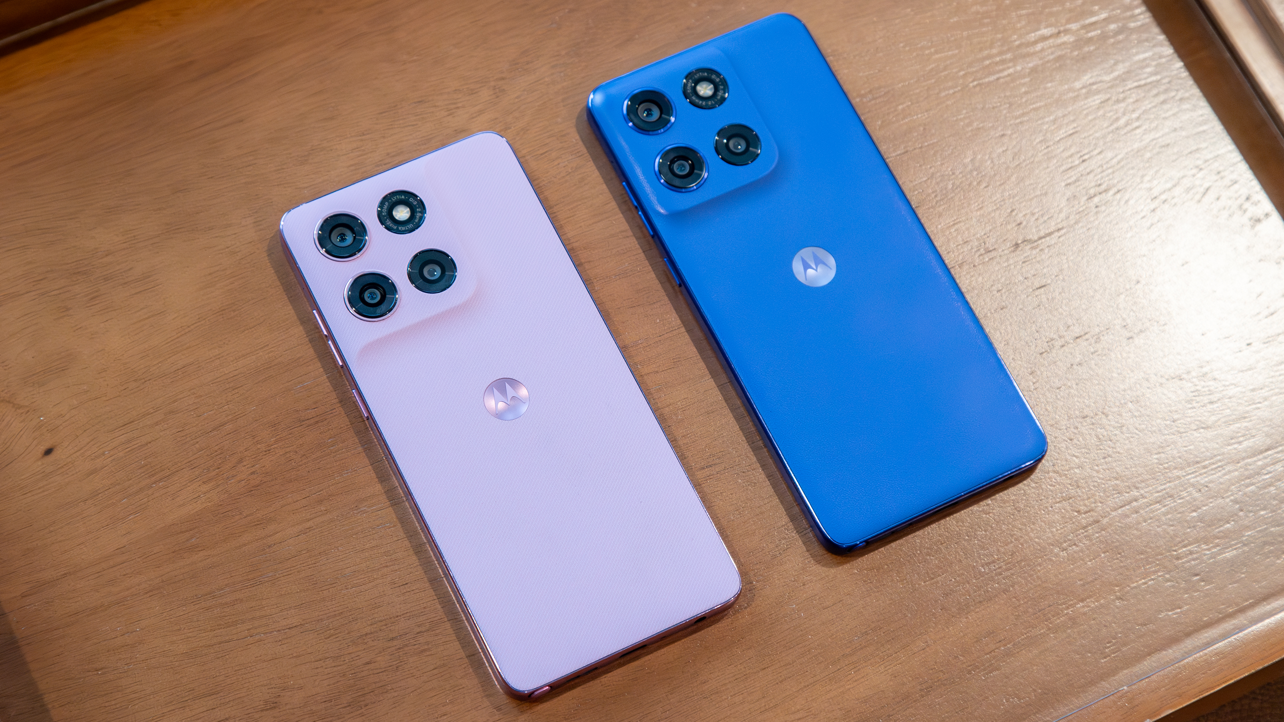 Moto G Stylus 2026 next to the Stylus 2025